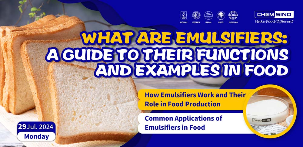 What are Emulsifiers: A Guide to their Functions and Examples in Food